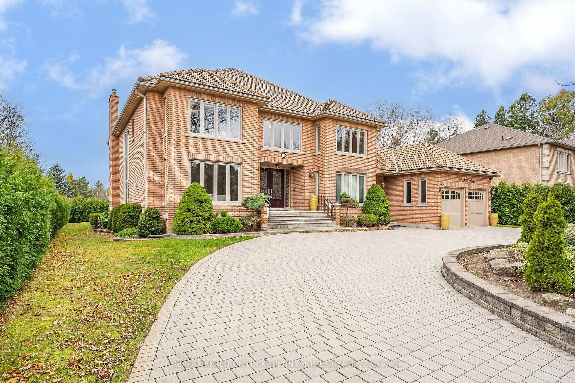 Stunning mansion nestled in the heart of Markhams prestigious custom estate neighborhood, epitomizes luxury living, blending sophisticated design with practical elegance.
