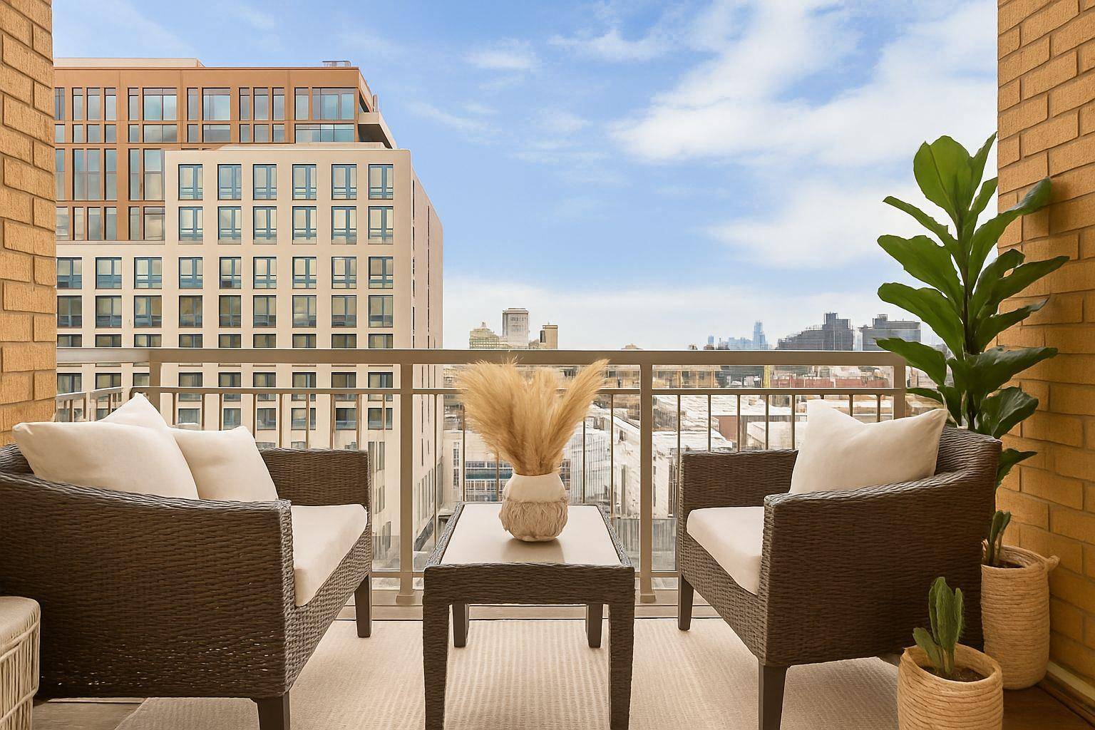 Introducing Residence 8A at The Novo a bright and airy high floor 3 bedroom, 2 bathroom condominium with over 1, 200 square feet of open living space and a private ...
