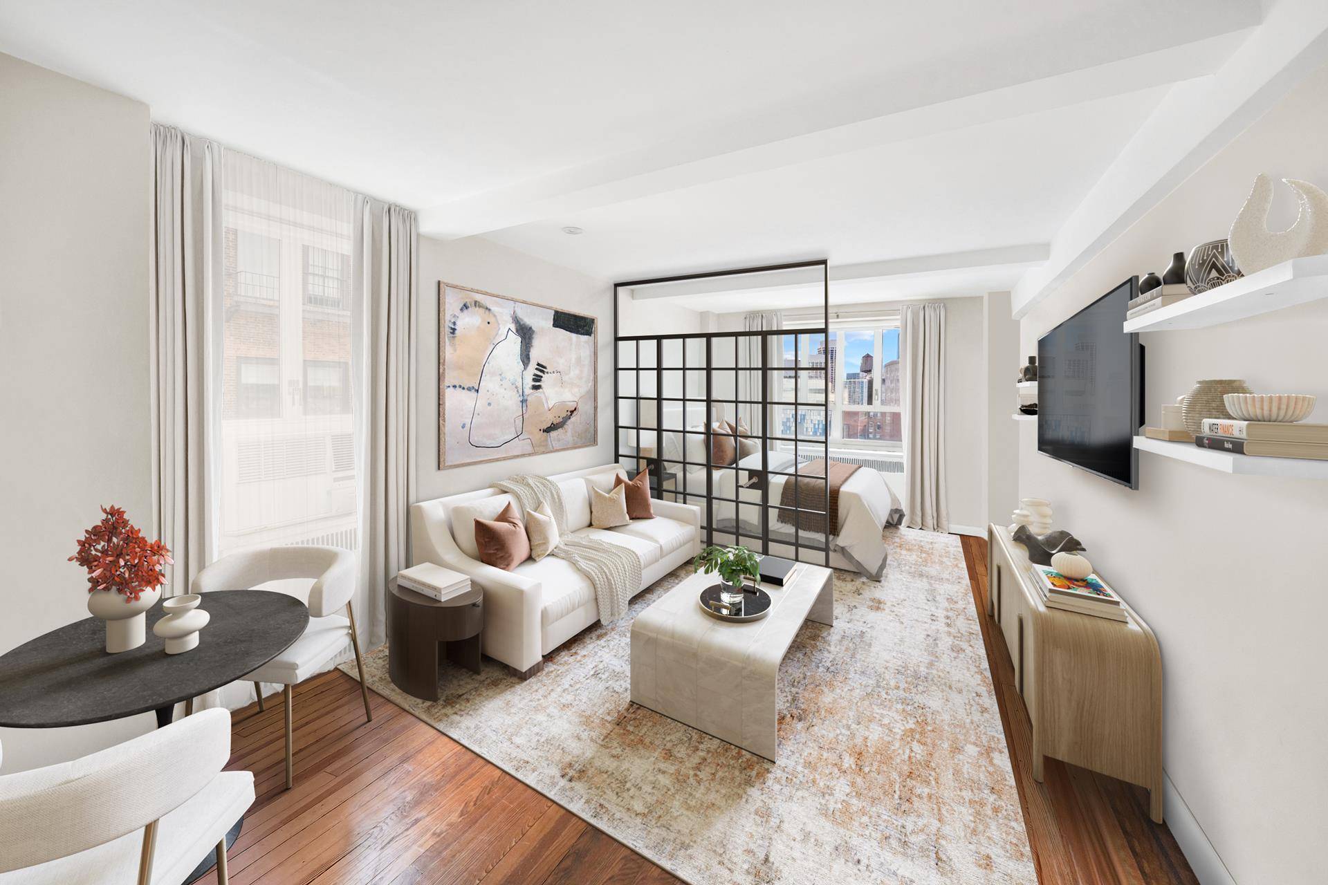 Sun Flooded Corner Unit with Open City Views !