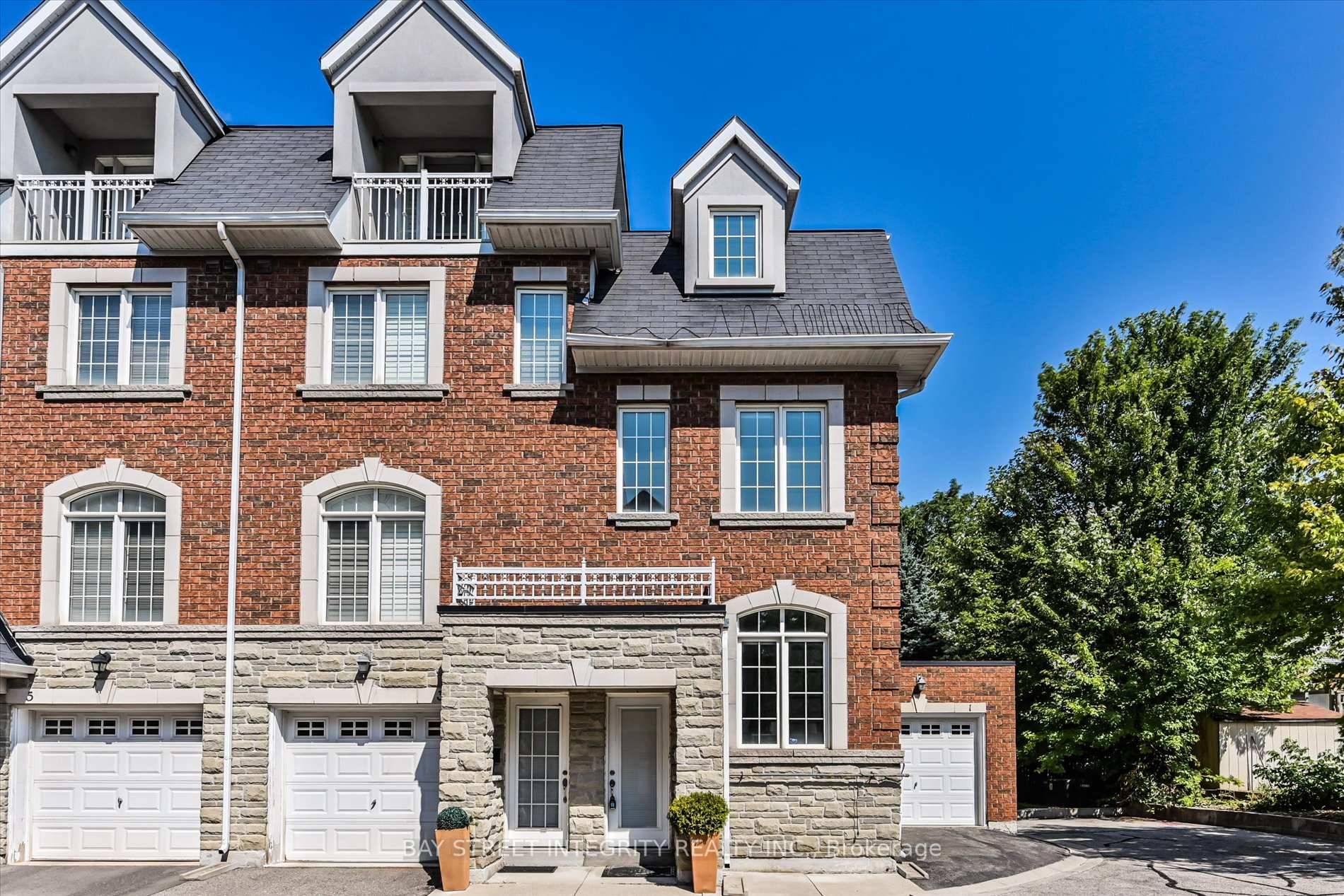 Welcome To 1 Strawflower Mews, A Rare End Unit Gem Nestled In The Heart Of North York !