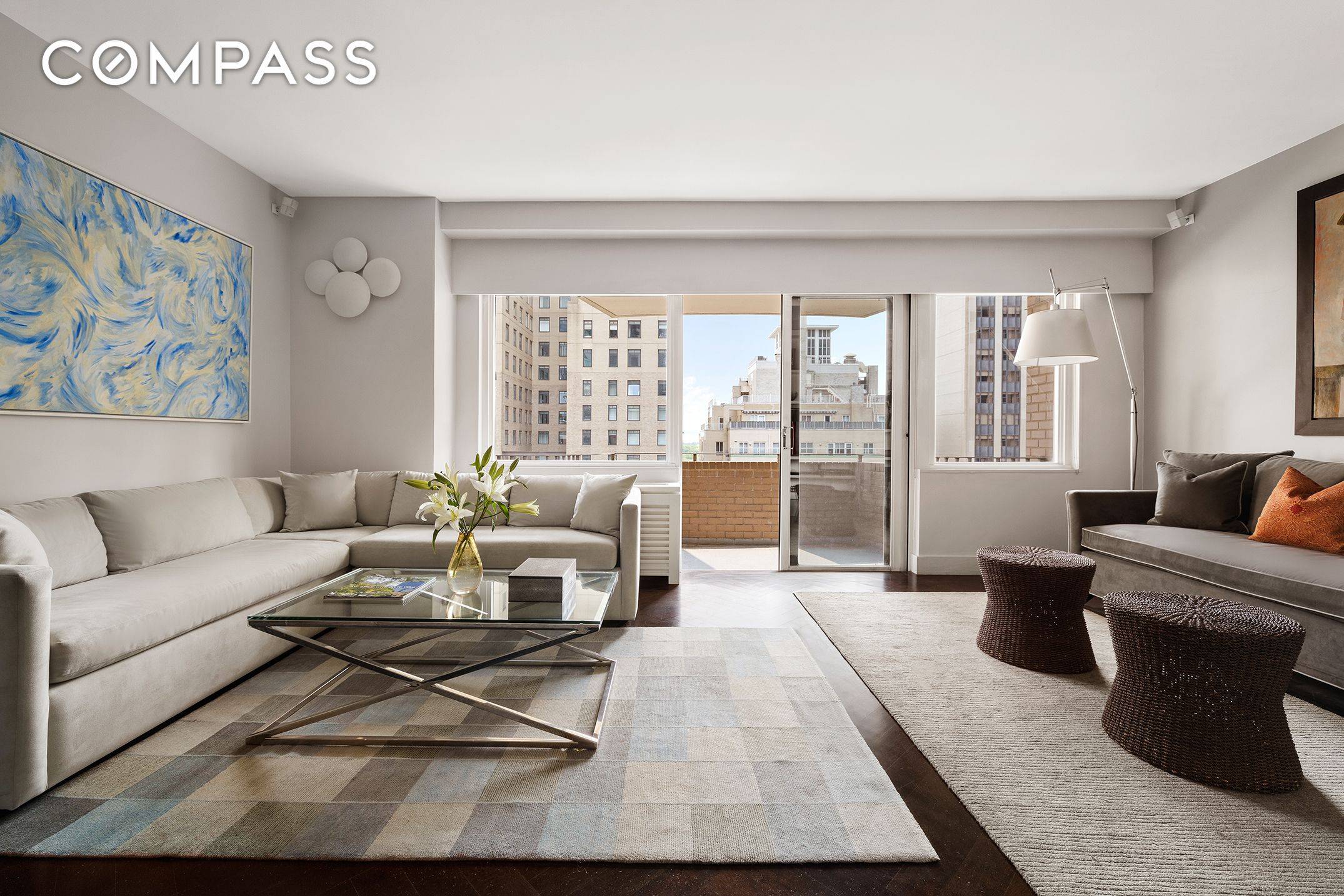 Steps from Central Park, Turn Key Pied a Terre Perfection with Terrace.
