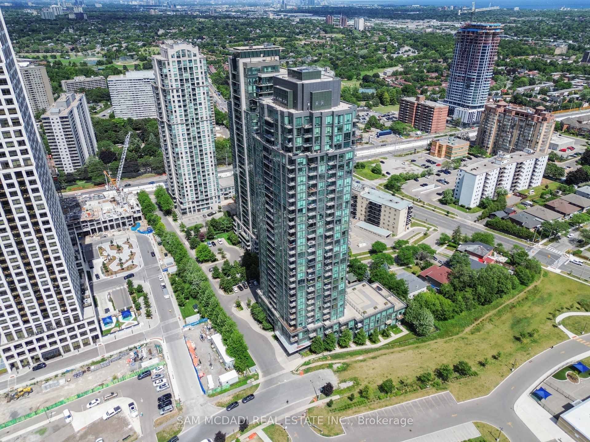 Gorgeous One Bedroom Condo Located In The Heart Of Mississauga featuring a well designed open concept layout, high ceilings, and an open balcony.