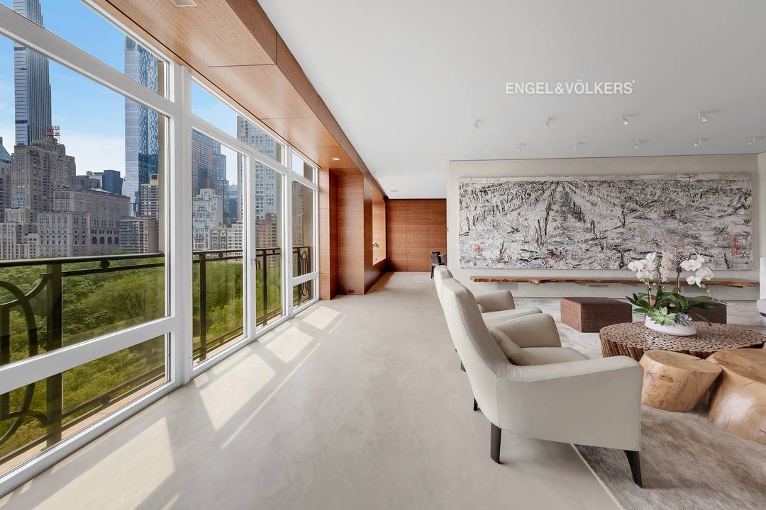 Expansive House Residence at 15 CPW Overlooking Central Park with Private Terrace Residence 12C in the House at Fifteen Central Park West is a fully reimagined three bedroom, three and ...