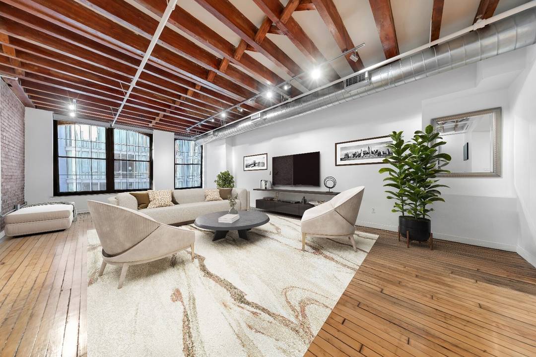 Architectural Treasure Pre War Chic with Modern Sensibilities Welcome to your pristine full floor condominium loft in the heart of West Soho, offering direct access through a private keyed elevator ...