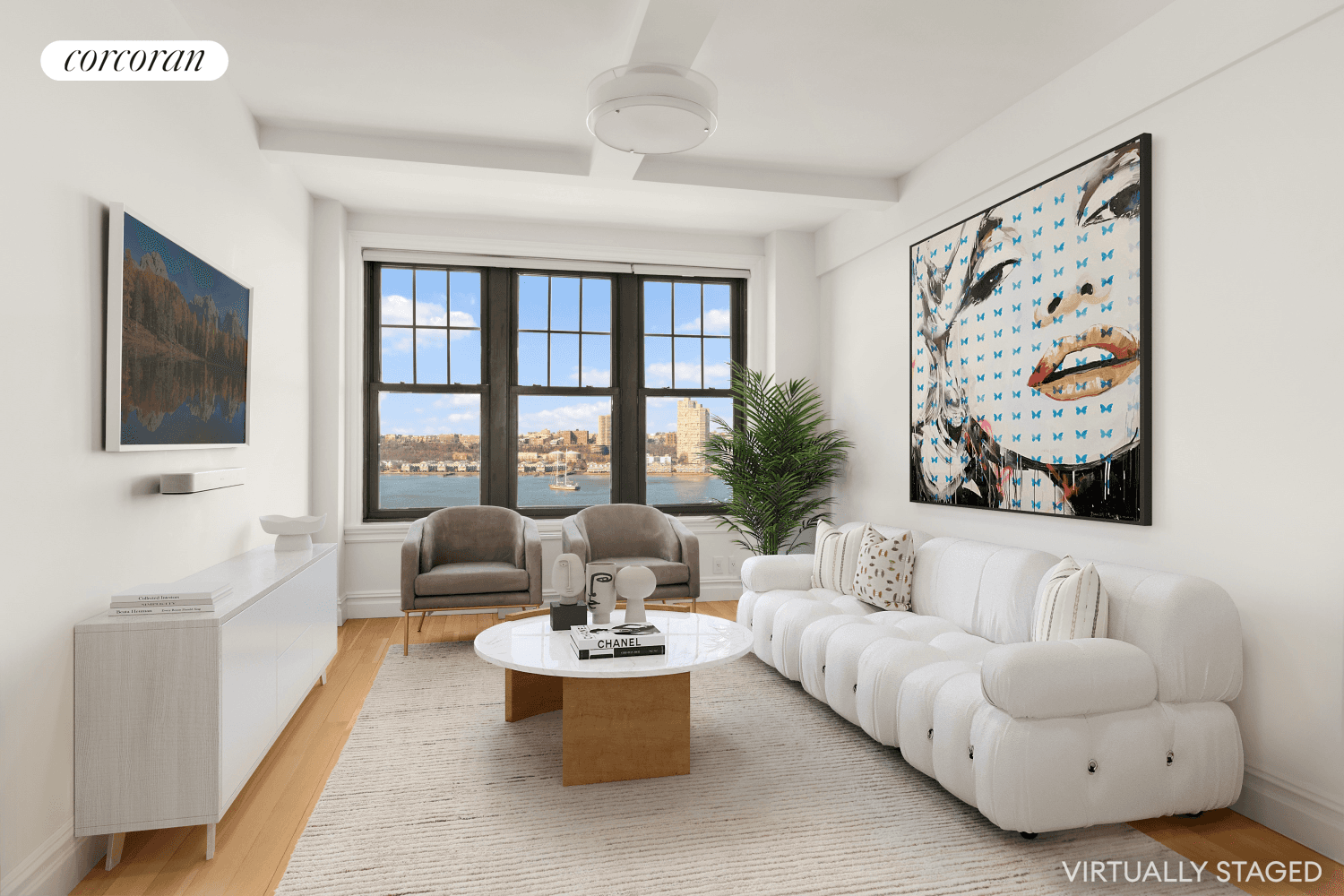 This gorgeous fully renovated1 bdrm apartment is located on the 12th floor of a well maintained prewar coop.