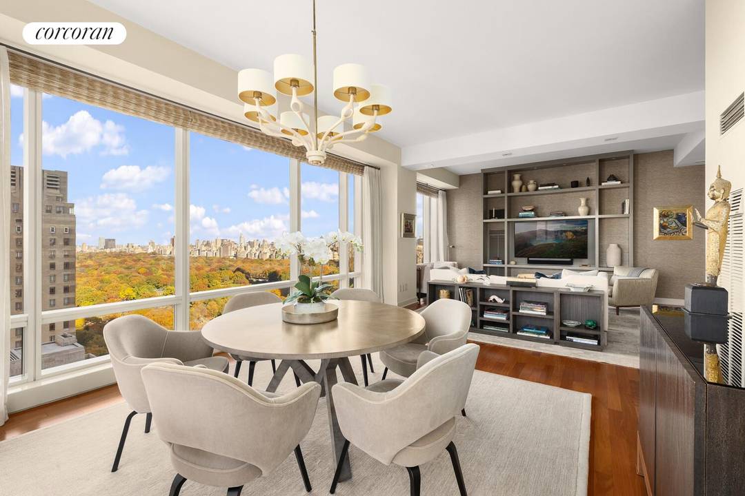 Panoramic Central Park Views Your Front Row Seat to the Seasons Perched high above the city on the 30th floor of One Central Park West, this exceptional two bedroom, two ...
