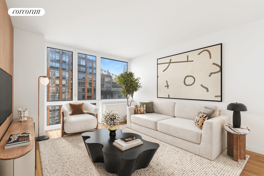 South Facing One Bed One Bath Apartment in One of The Most Desirable Condo Buildings on Roosevelt Island !