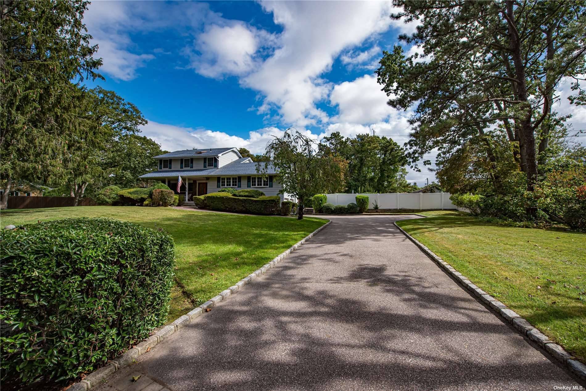 Fabulous hall located in the half Hollow Hills school district featuring primary bedroom with bath open floor plan cathedral ceilings formal living room with fireplace Formal dining room then with ...
