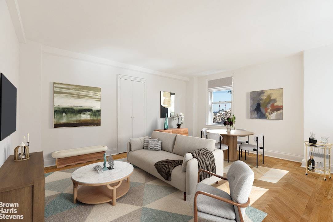 Perched on a high floor of a distinguished full service pre war cooperative, Residence 14F at 400 East 59th Street offers sweeping, unobstructed views from every room.