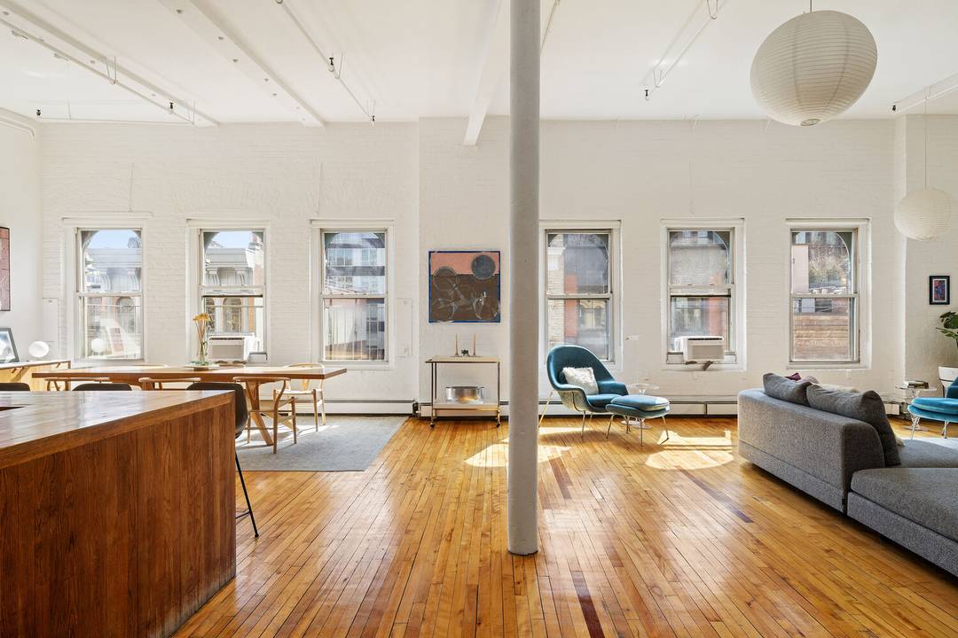 A true downtown loft, measured in width, light, and proportion.