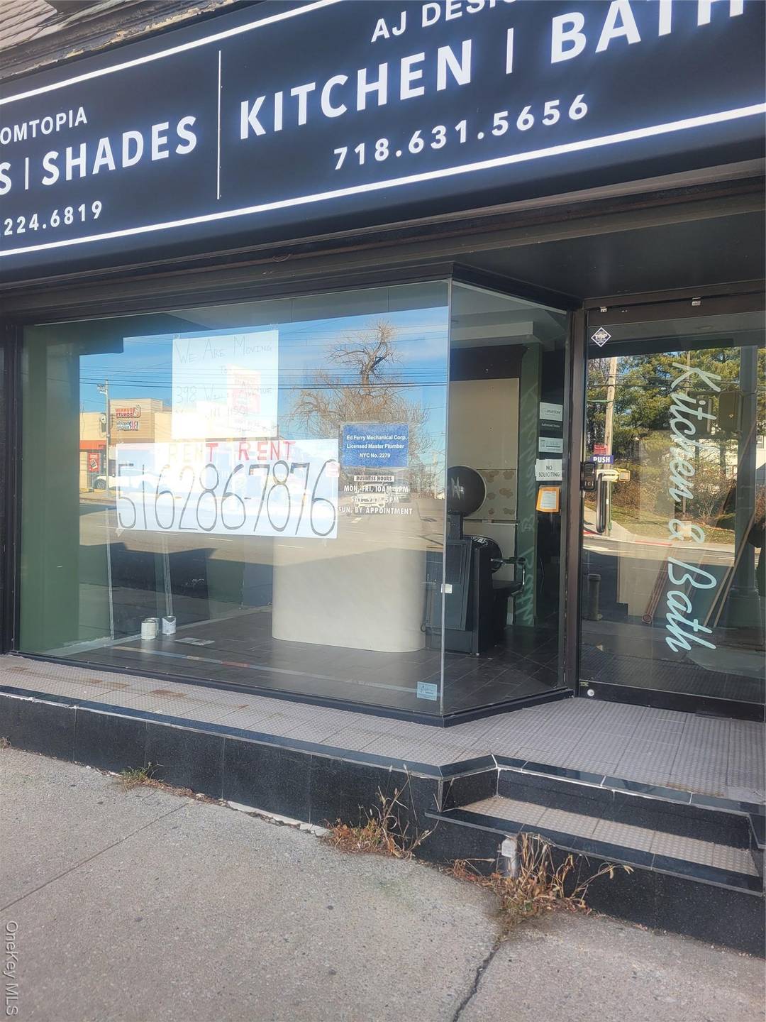 Property located in a busy commercial area.