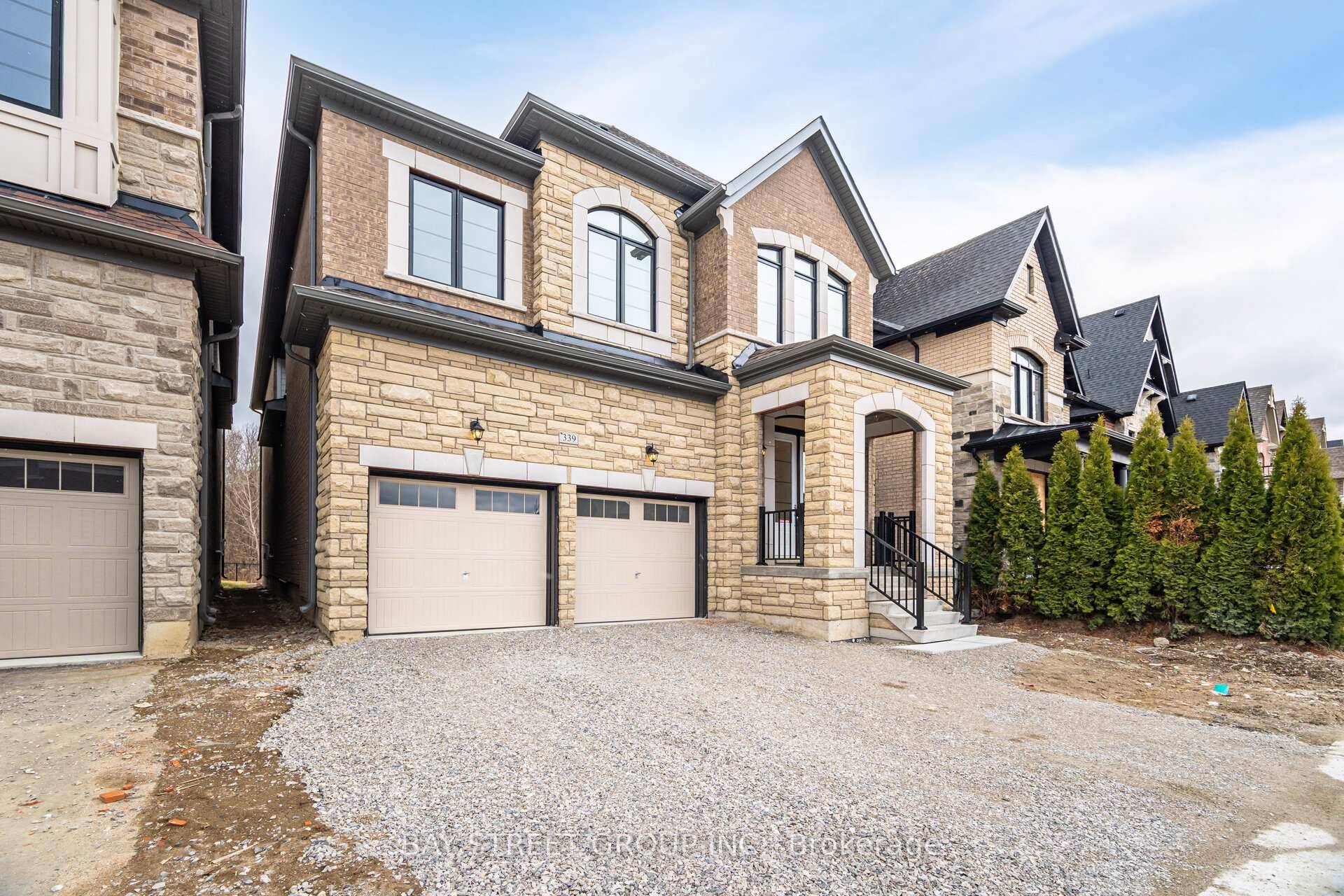 Custom luxury design detached home on a pool size ravin lot.