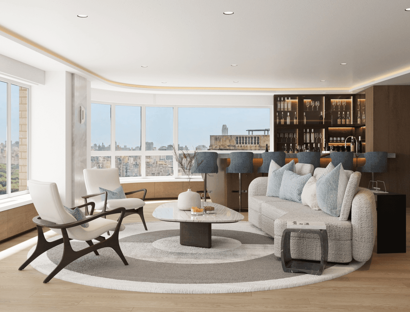 Full Floor Sky Mansion on Central Park South Will Be Delivered FULLY FINISHED This is a rare and extraordinary opportunity to own a one of a kind full floor residence ...