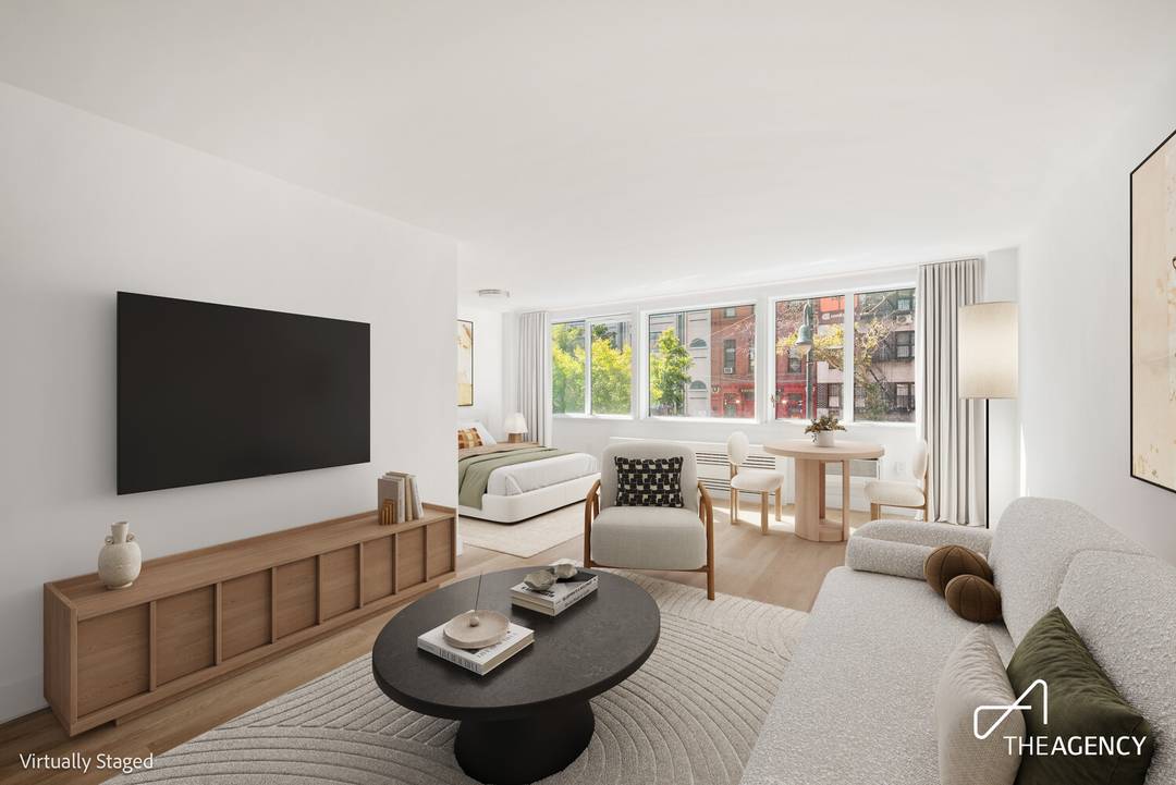 This sunny, south facing alcove studio has just undergone a full renovation, and you'll be the first resident to enjoy it.