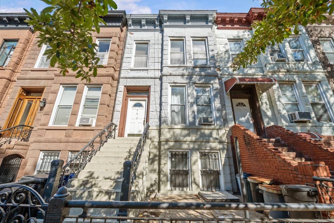 593 Bainbridge Street Versatile Two Family with Classic Brooklyn Character in Ocean Hill Set on a picturesque tree lined block in Ocean Hill, 593 Bainbridge Street blends flexibility, prewar detail, ...