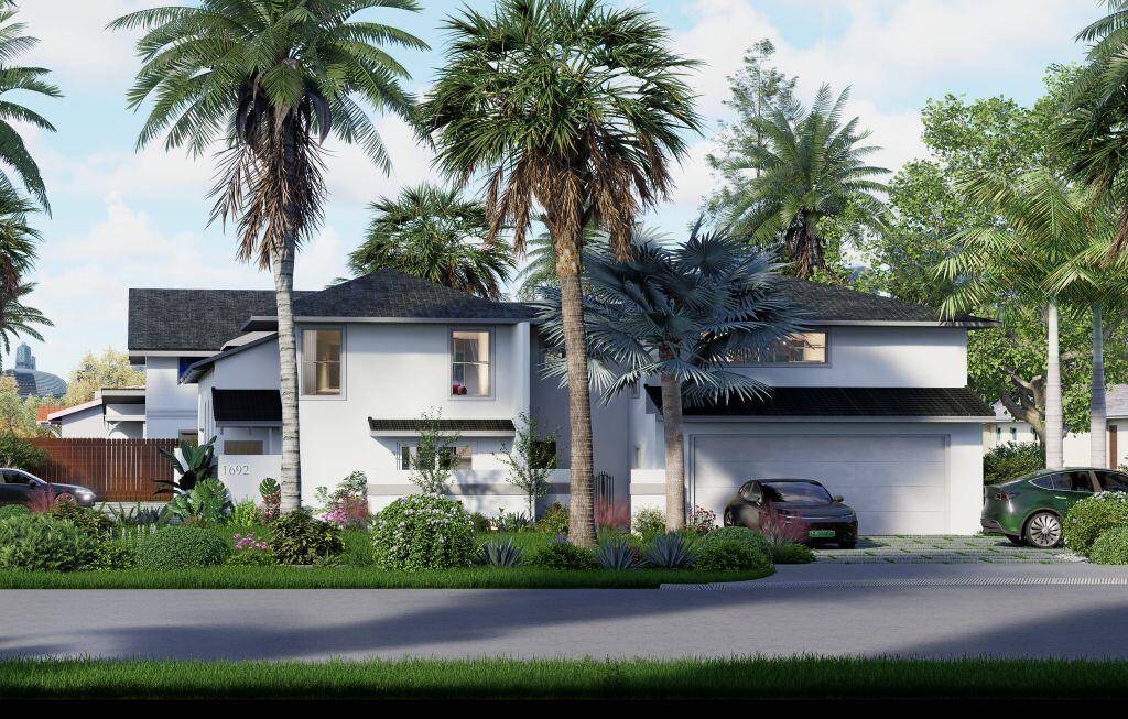 Ultra luxury 3BR 3. 5BA contemporary home with 2, 286 SF of all new modern living space and impact windows throughout.