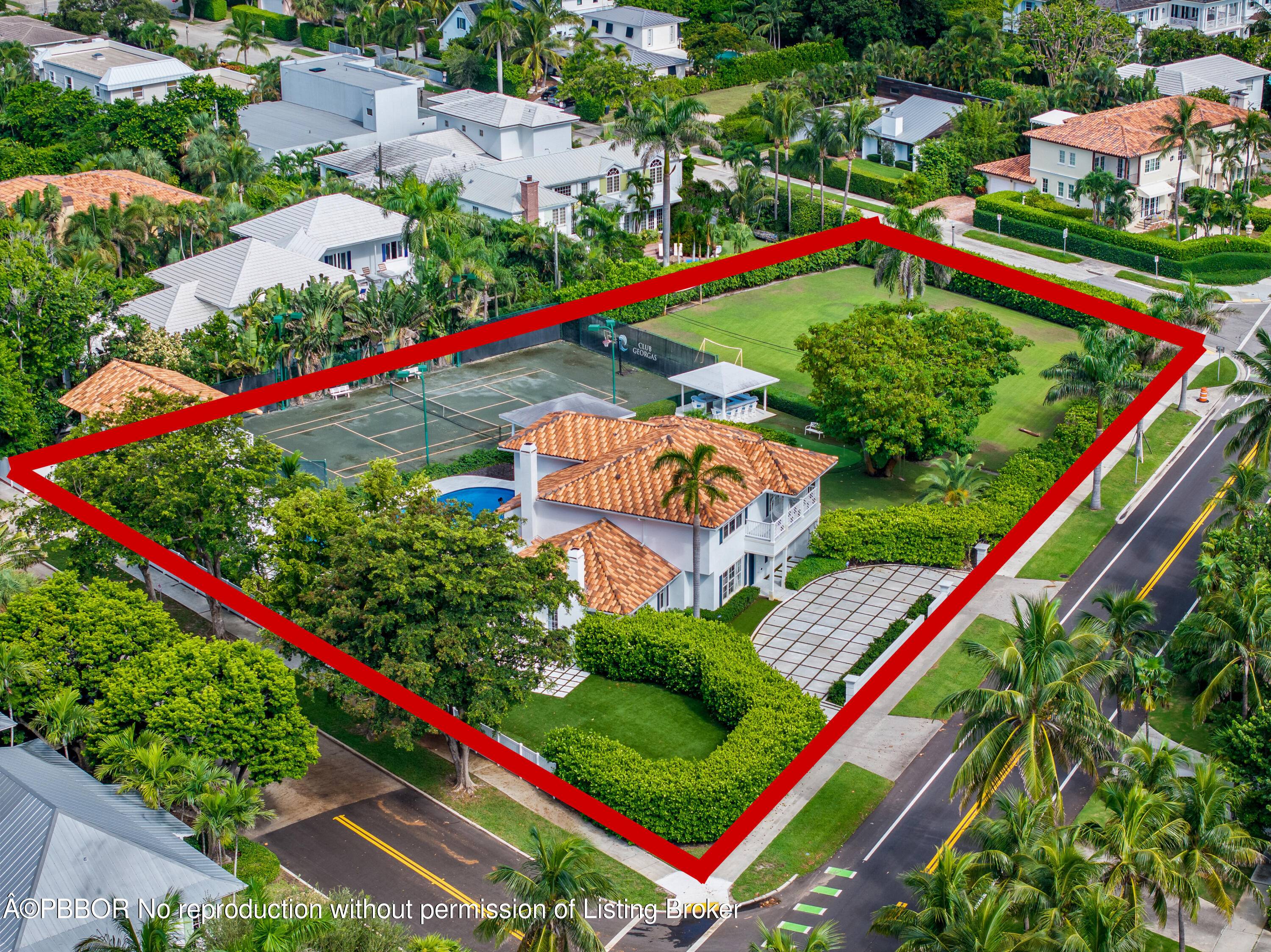 Exceptionally rare 282 feet of frontage on S.