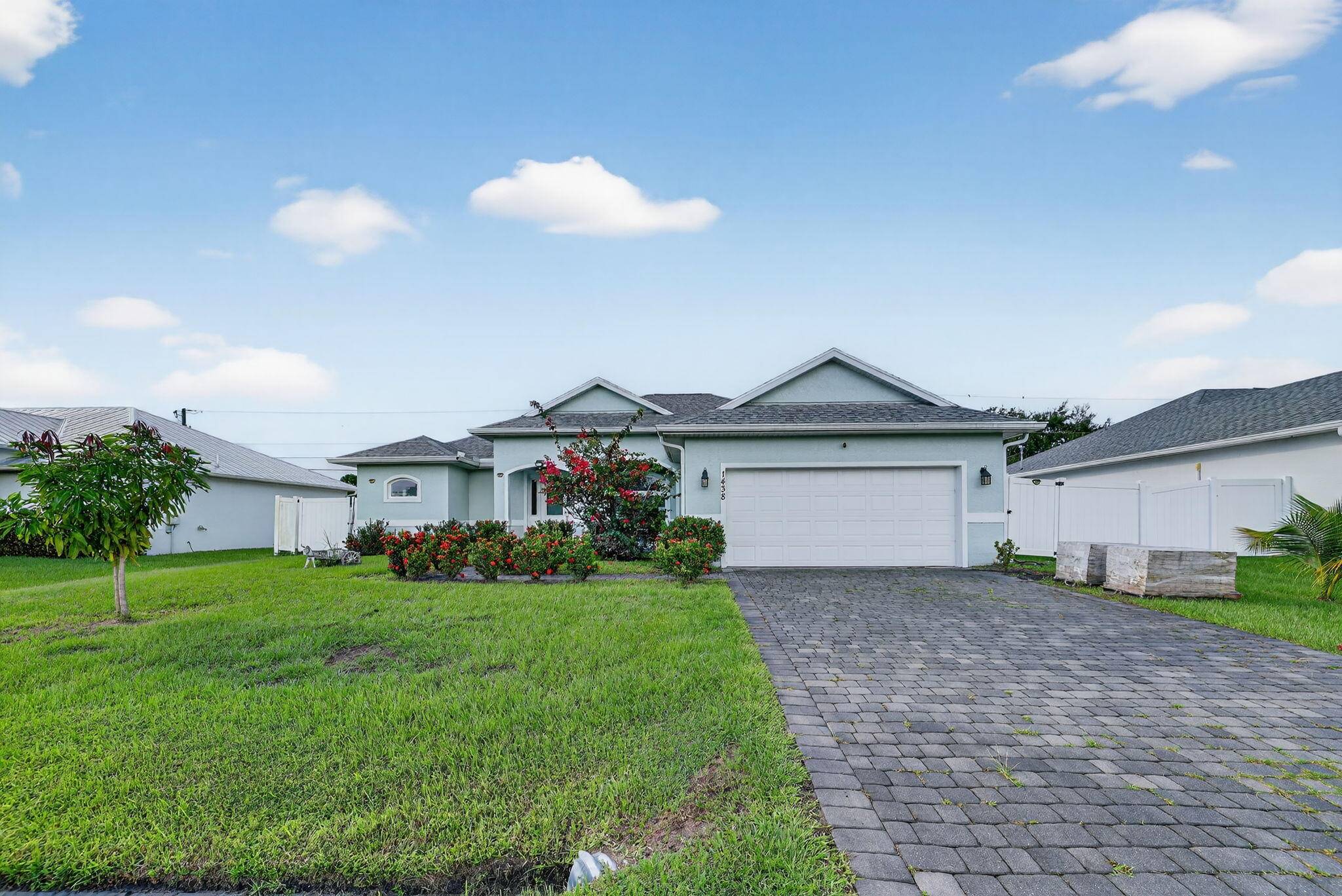 Experience modern comfort in this stunning 3 bedroom, 2 bath office home complete with solar panels and impact windows.