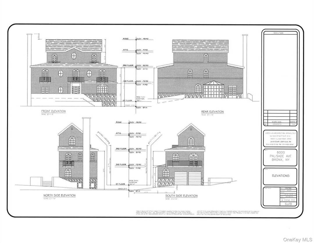 Build with current plans submitted to DOB or to your own specification in one of NYC most elite neighborhoods North Riverdale for profit as a developer or your own enjoyment.