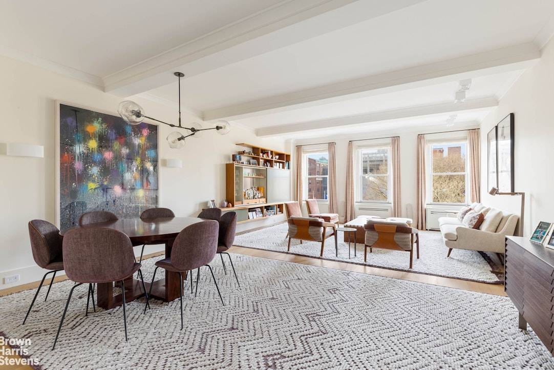 This extraordinary eight room duplex at 15 West 81st Street epitomizes timeless sophistication, offering a rare combination of grand proportions, breathtaking views and a meticulous modern renovation.