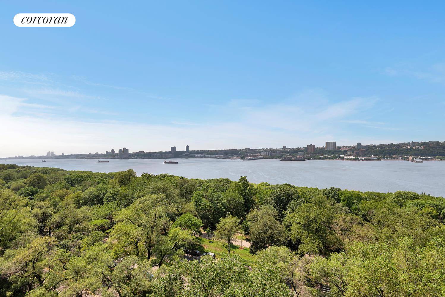 Apartment 11E at 390 Riverside Drive is a bright and well proportioned, prewar 5 room home with panoramic views of the Hudson River and Riverside Park high above the treetops ...