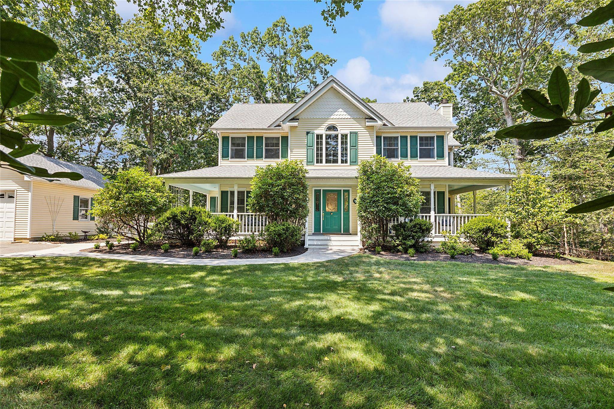 In the last month there have been lots of updates made to this exquisite waterfront home with wrap around porches and breathtaking views.