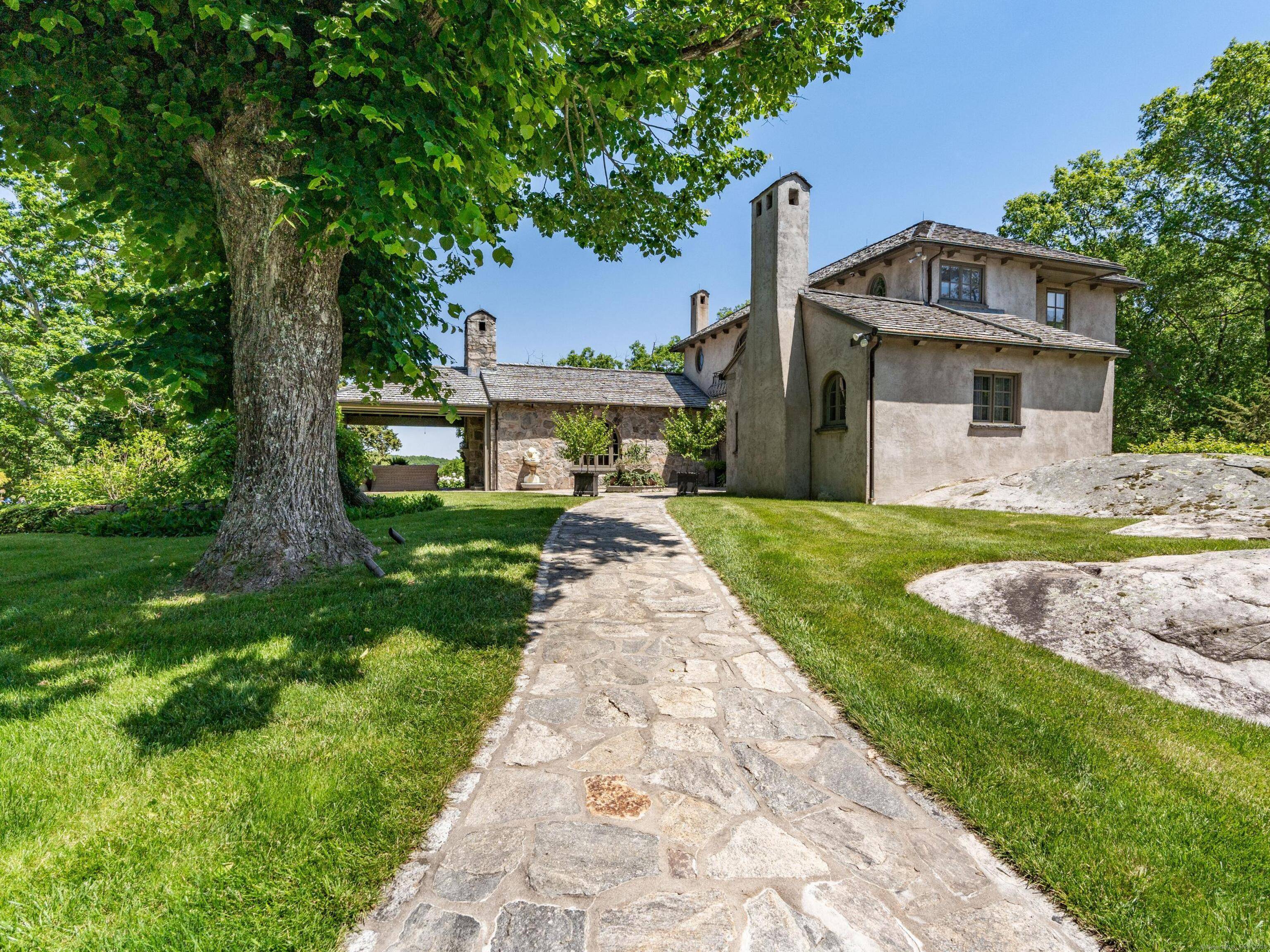Overlooking the hills of Lyme, Connecticut, Hilltop Estate combines old world elegance with modern luxury.