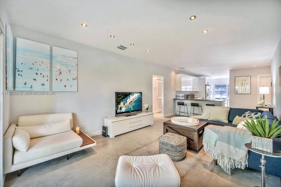 Tucked along a lush, tree lined street just one block from iconic Lincoln Road, this 2 bed 2 bath corner residence offers the perfect blend of privacy and prime South ...
