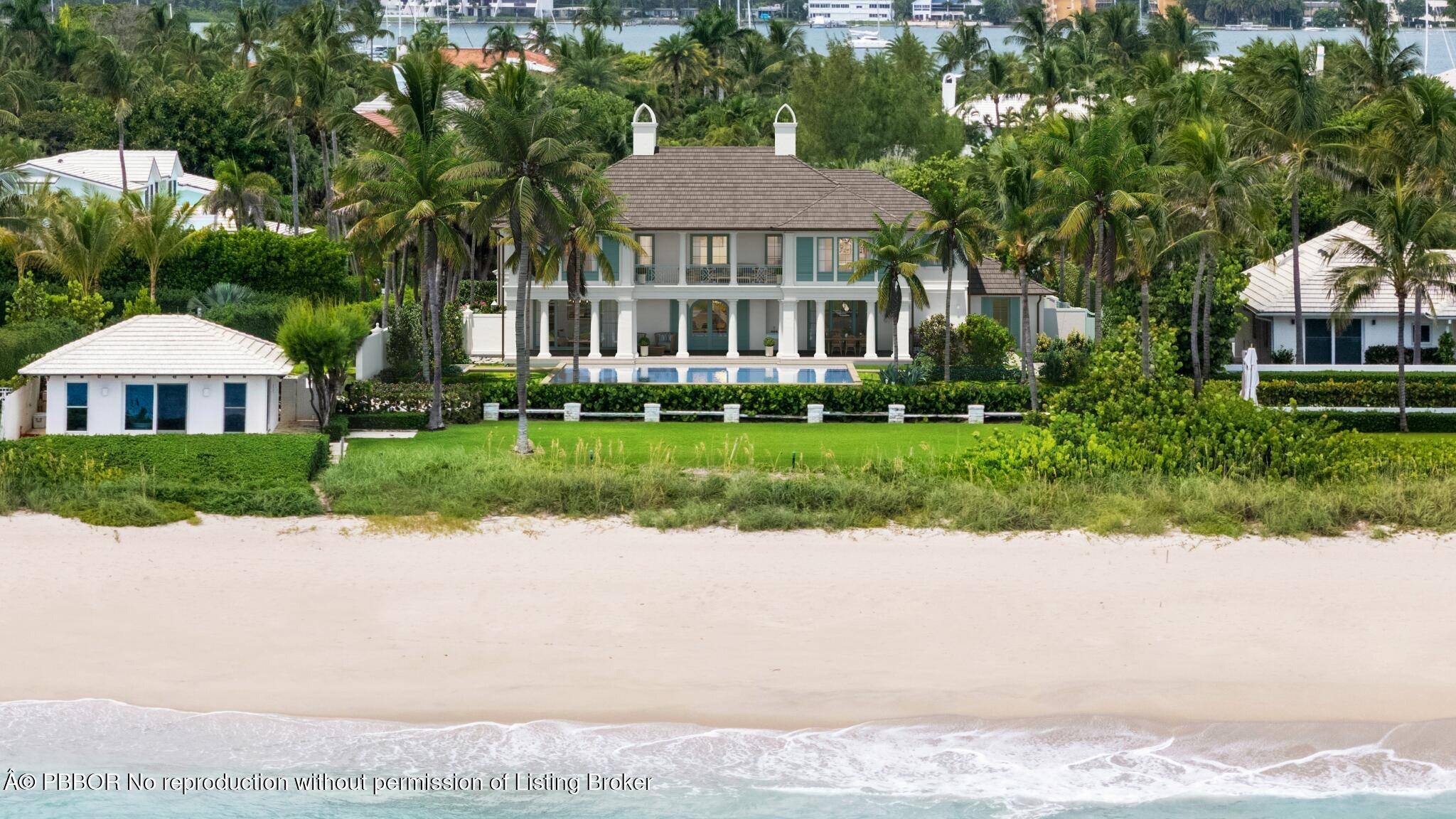 Experience the pinnacle of luxury living with this exceptional pre construction oceanfront home located on one of the most desirable stretches of Palm Beach Island, the prestigious North End.