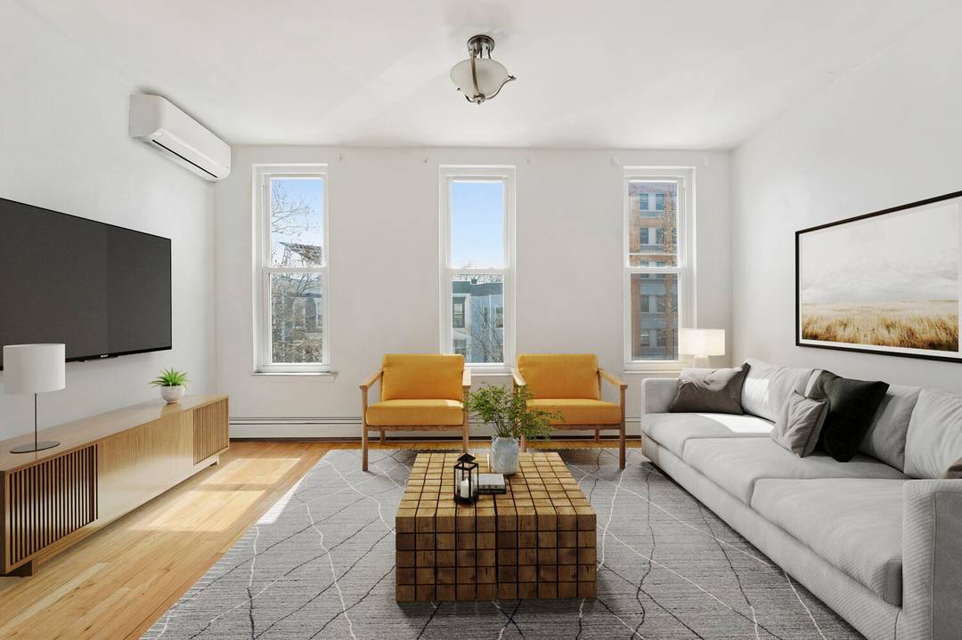 Welcome home to 1581 Bergen Street, an intelligently configured townhouse standing on an expansive 107' deep lot.