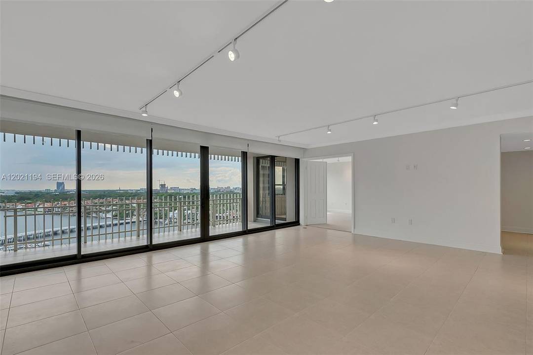 Bright and spacious 2 bedroom, 2 bath residence offering 1, 642 SF on prestigious Grove Isle.