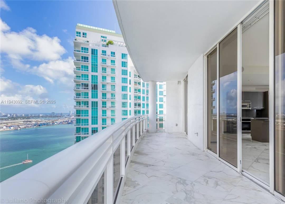 Enjoy breathtaking direct water views from this high floor, upgraded 2 bedroom, 2.