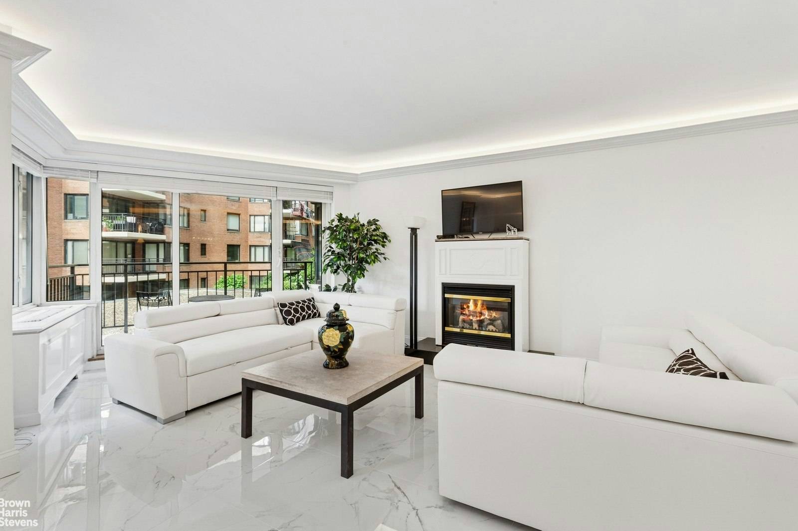 This spectacular, oversized one bedroom with 1.