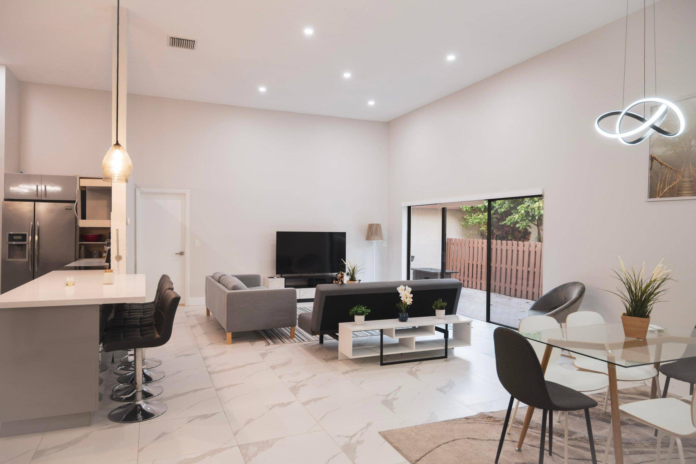 Located in the highly desirable boating community of Harbourwood Villas in Hallandale Beach, this fully renovated 3 bedroom, 2 bath villa blends modern design with coastal lifestyle.
