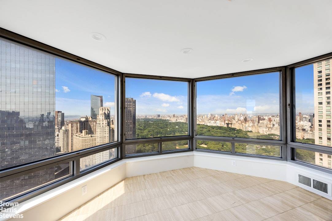 48th Floor Apartment with Unrivaled Views on Billionaire's Row Perched high above Central Park, this expansive 1, 900 square foot residence offers breathtaking panoramic views stretching over Central Park, the ...