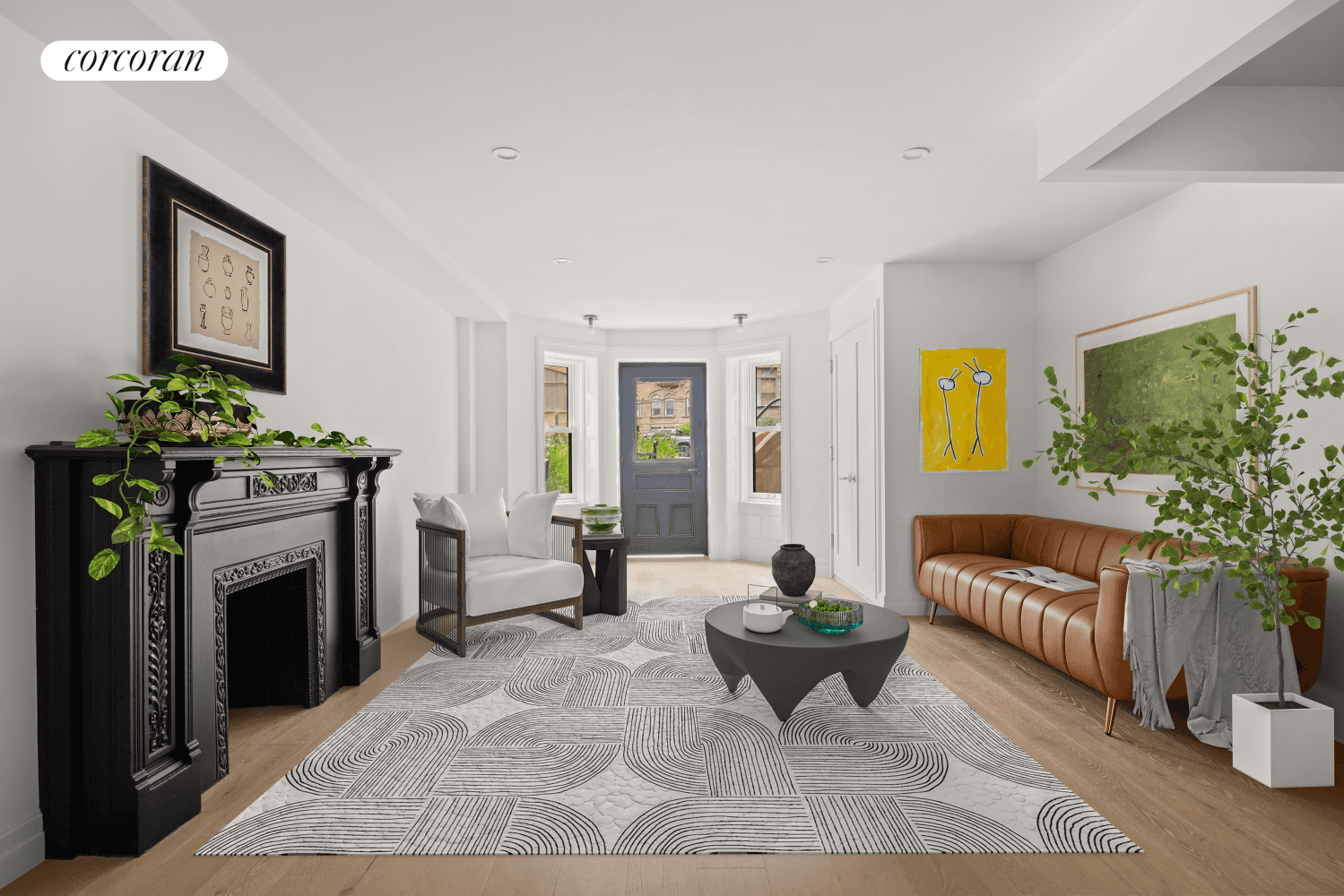 Welcome to Unit 1 at 1235 Dean Street Discover this stunning 1, 617 sqft two bedroom, two and a half bathroom garden duplex apartment in a newly developed, 4 unit ...