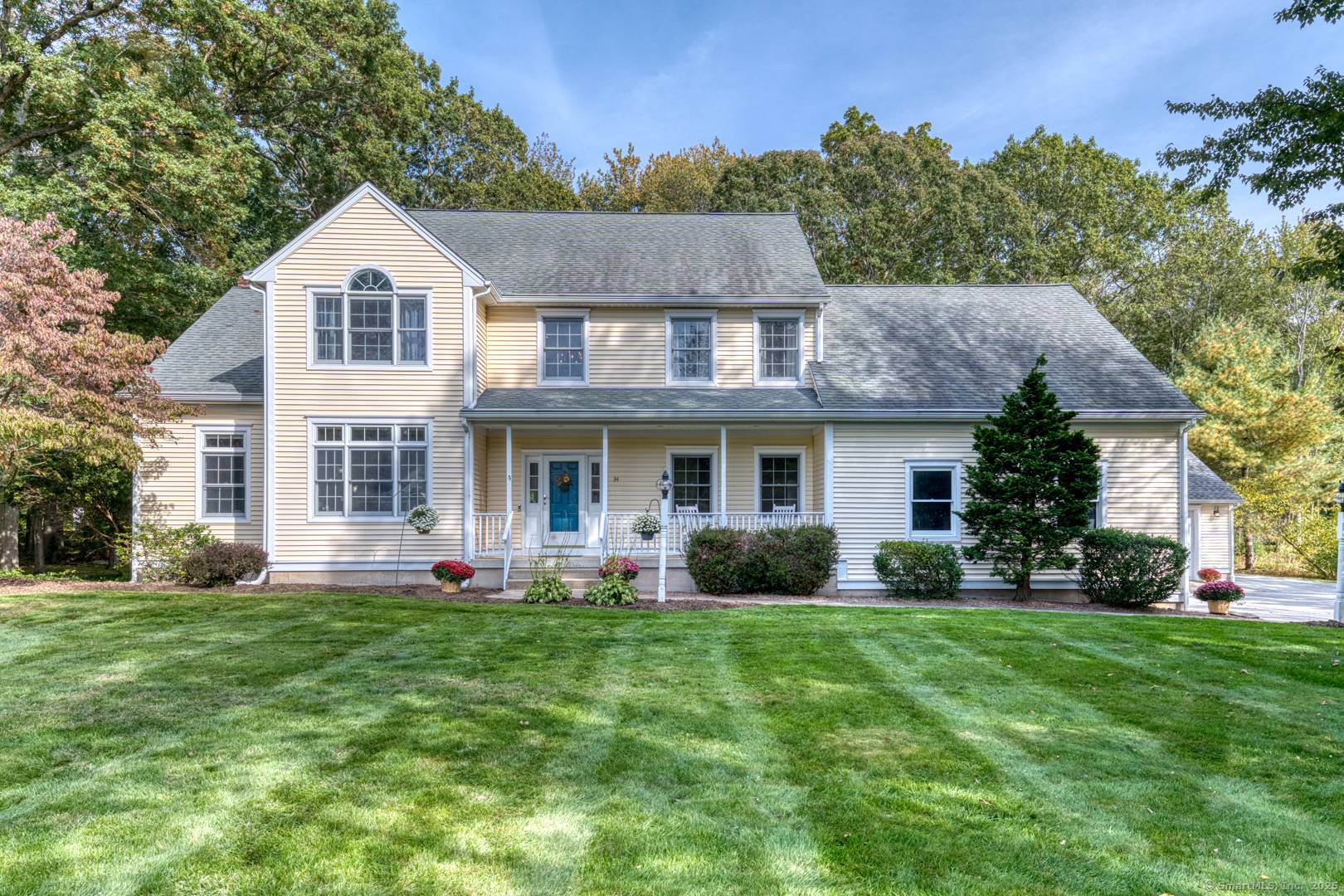 Special Colonial style home perched at the end of a gorgeous Cul de sac street in the heart of Bolton.