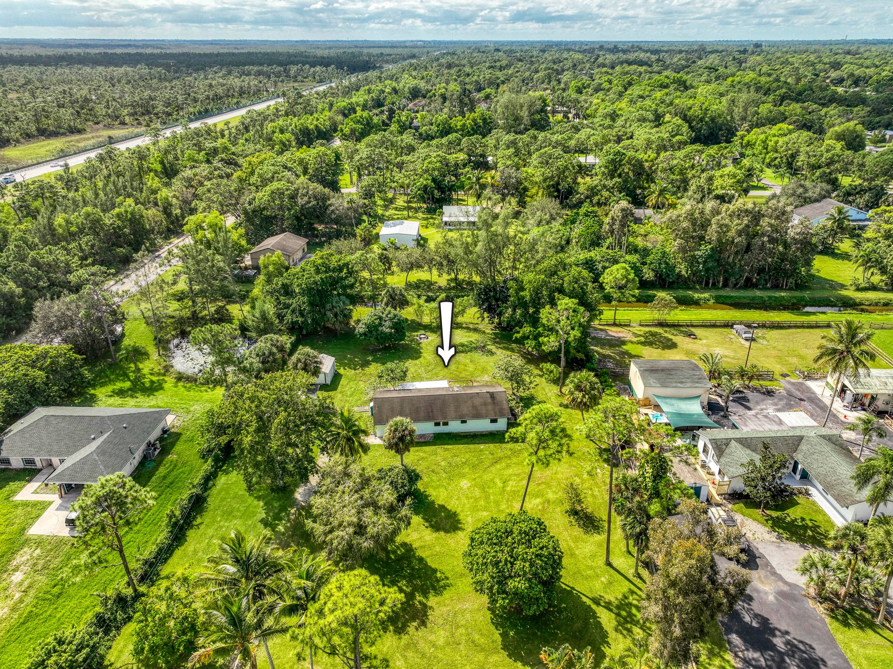 Endless potential on 1. 25 acres No HOA.