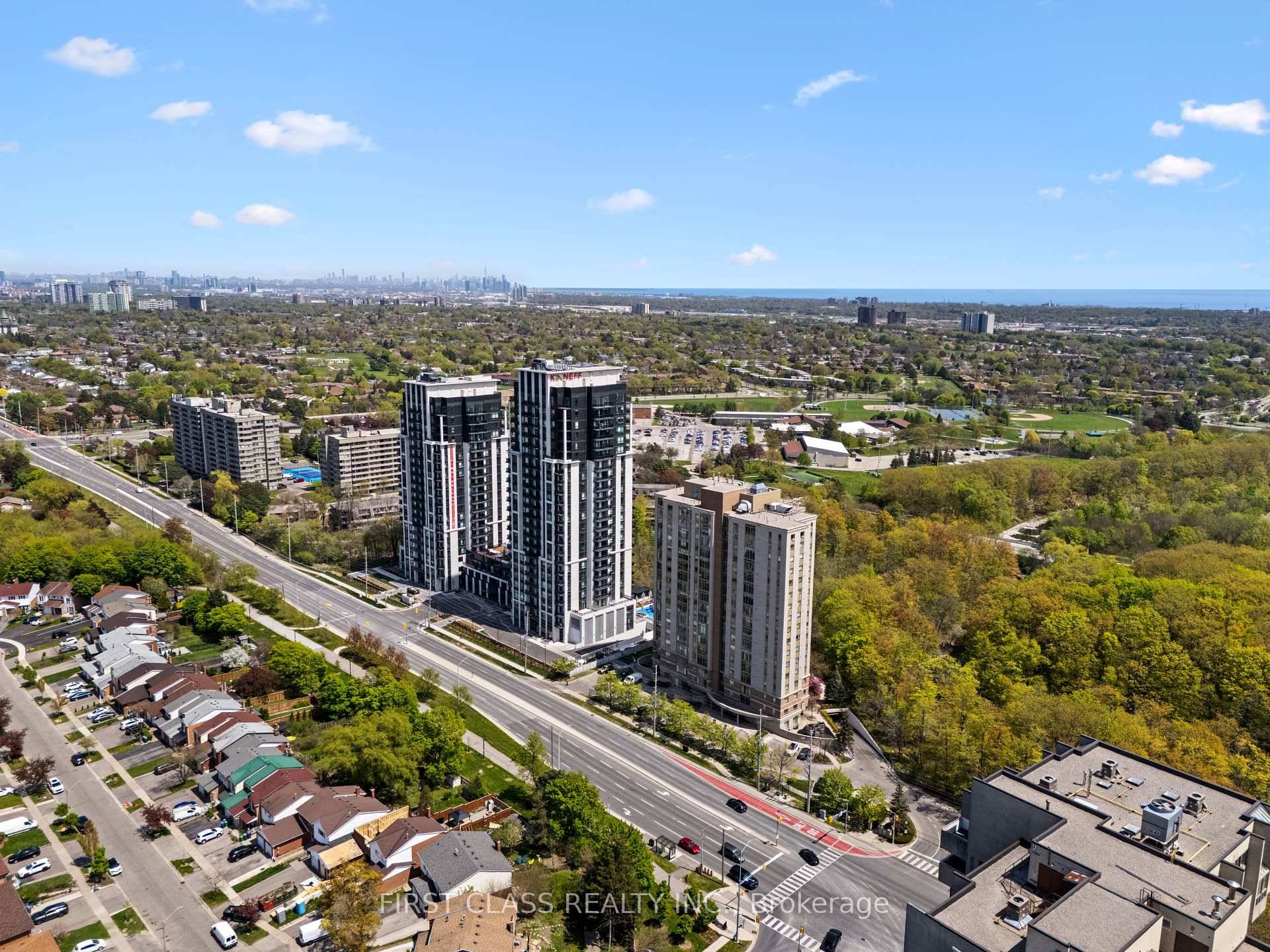 Ravine Views Overlooking Lake Ontario amp ; Toronto In This Spacious 2 1 Bedroom, 2 Bathroom Floor Plan At Compass Creek Condos Mississauga Valley's Hidden Gem.