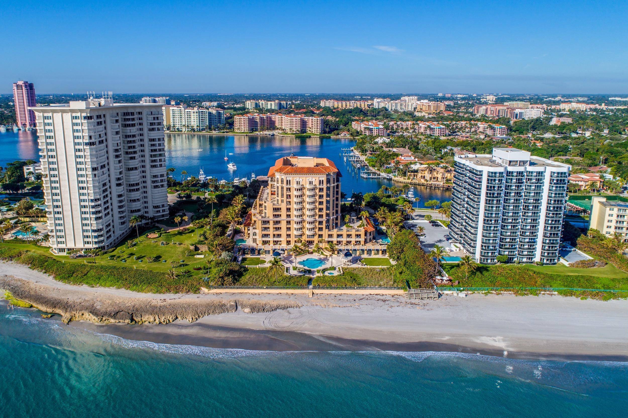 Oceanfront penthouse located in Excelsior, a boutique luxury building boasting some of the best views in Boca Raton.