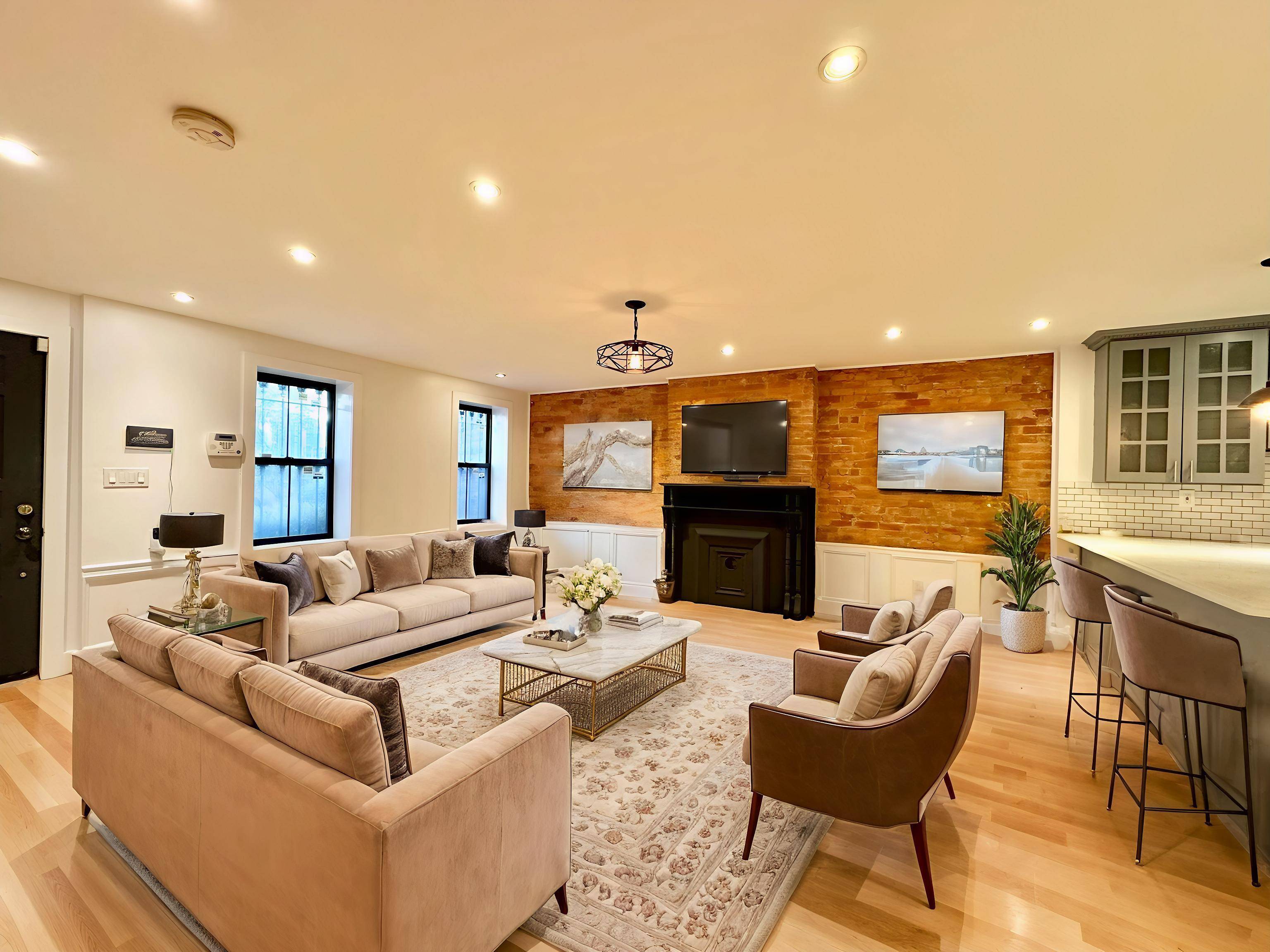 Stunning 2 Bed 2 Bath residence with Private Outdoor Space Located on a picturesque tree lined block in the heart of Bed Stuy, this beautifully restored 1899 brownstone offers historic ...