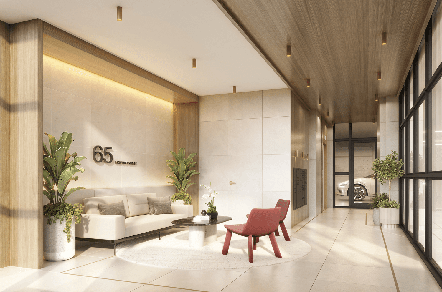 TCO approved Welcome to 65 Eckford, a new luxury condo building nestled in the vibrant neighborhood of Greenpoint, Brooklyn.