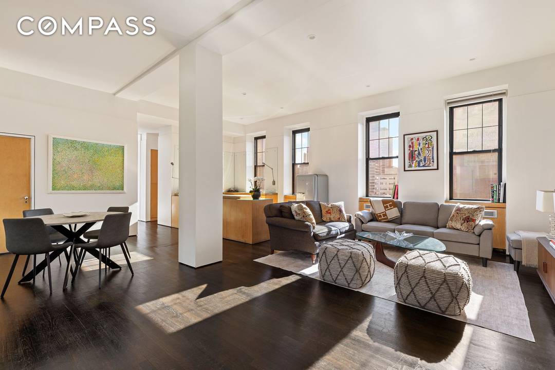 Loft Like Prewar Condominium on Park Avenue Rarely available, this sun flooded 1 bedroom, 1.