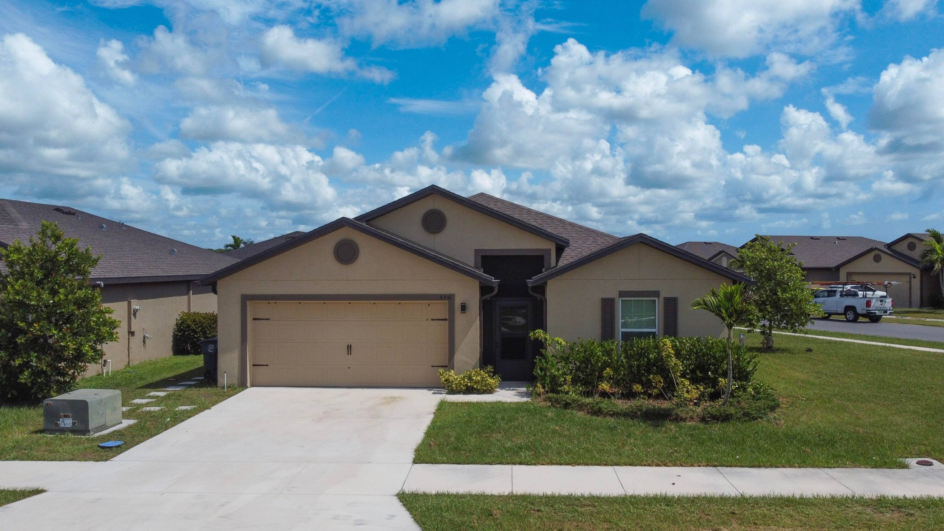 Built in 2022, this 5 bedroom, 3 bathroom home offers nearly 2, 000 square feet of low maintenance, modern living.