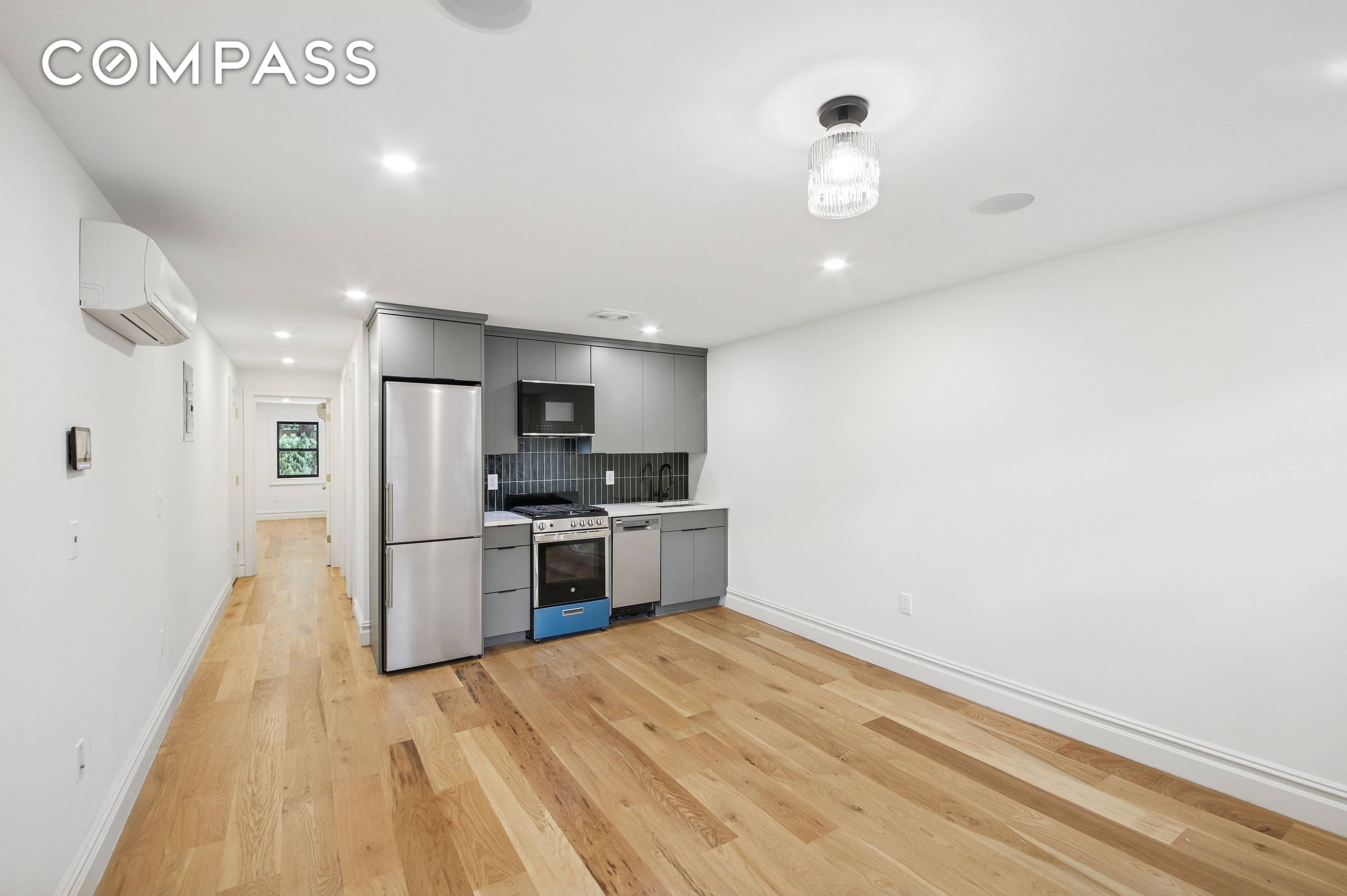 Fully renovated two bedroom with washer dryer, dishwasher, deluxe bathrooms and private outdoor space.