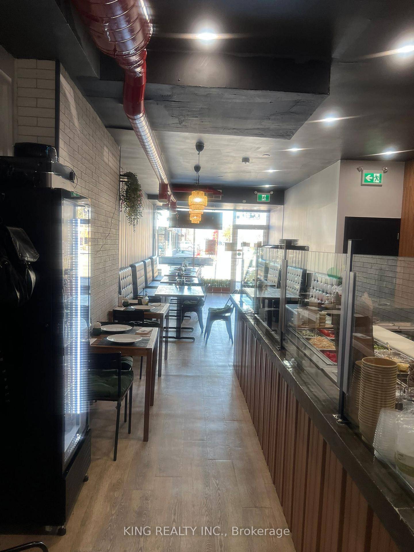 Retail space available for sub lease in a high traffic, prime location.