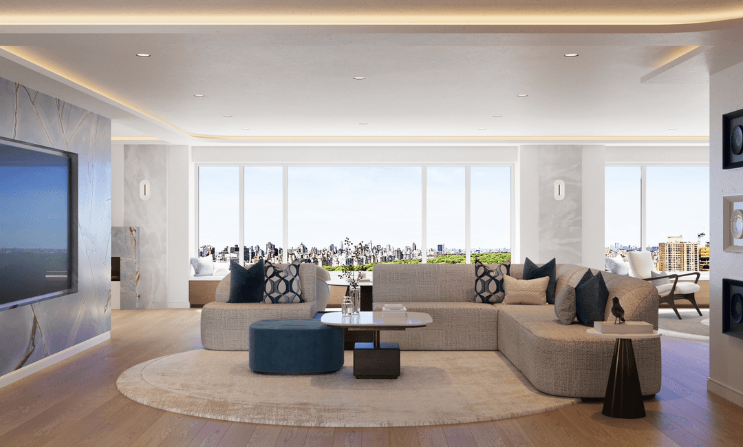 Full Floor Sky Mansion on Central Park South Will Be Delivered FULLY FINISHED This is a rare and extraordinary opportunity to own a one of a kind full floor residence ...
