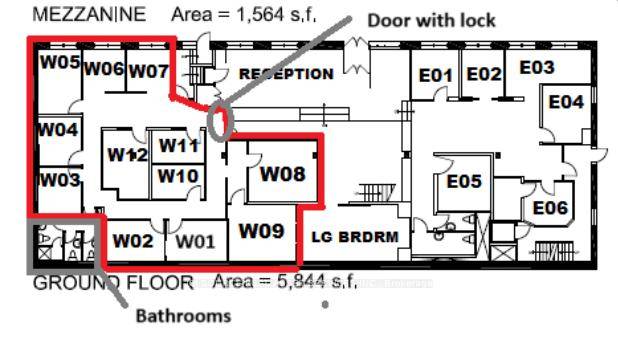 2, 000 sq ft Private Office Space for Rent in Liberty Village at 147 Liberty Street including 1 Private Entrance that's within the main building of 147 Liberty, but it ...