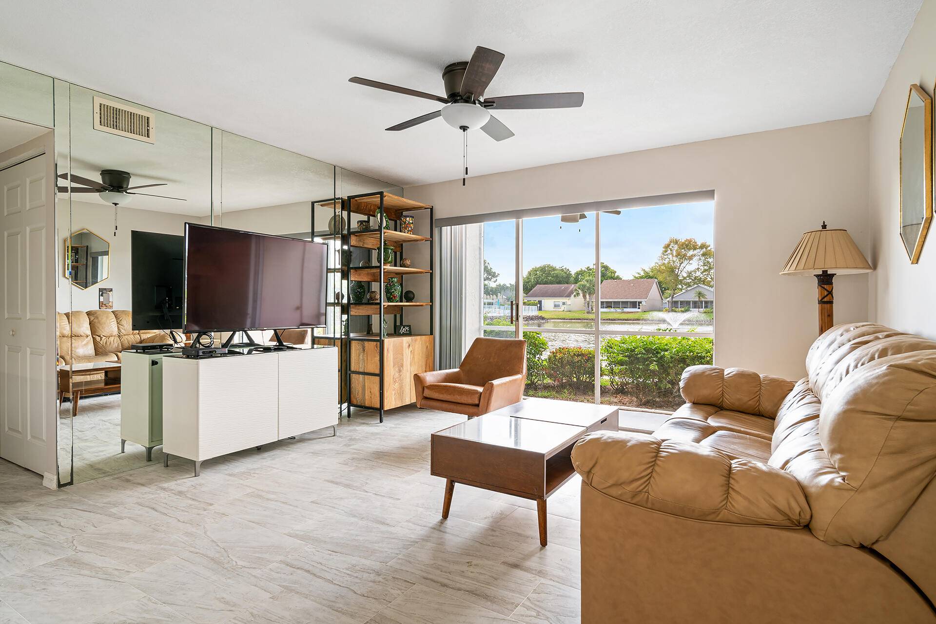 Enjoy serene water views from this beautifully maintained first floor unit featuring 2 spacious bedrooms and 2 full bathrooms, Located in the desirable Pine Ridge community, The home has been ...