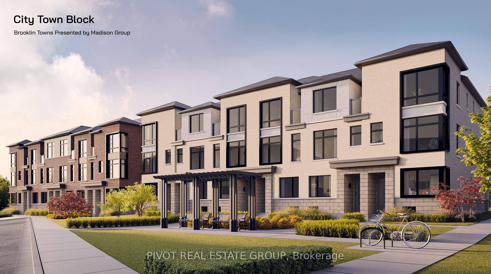 Pre construction Freehold Townhome In The Prestigious Brooklin Towns Community By Award Winning Madison Group.